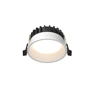 Встраиваемый светильник Downlight 9*4,6 см, 8W, 3000-4000-6000K 120° Maytoni Technical Okno DL055-8W3-4-6K-W белый, вр 8 см