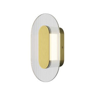 Бра 7*12,5*21 см, LED, 3000К, Maytoni Ply MOD355WL-L6BS3K латунный