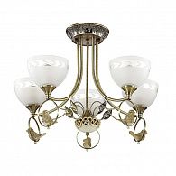 Потолочная люстра Lumion Horas 3403/5C, бронза, диаметр 59 см