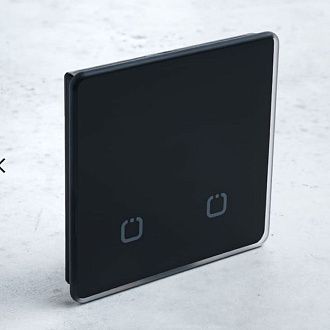 Радиовыключатель сенсорный HiTE PRO SN-R2 (черный, закругленные углы) HPSW-SNR2-BL