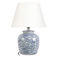 Настольная лампа 50 см, Loft IT Orchid 10491T Blue, керамика