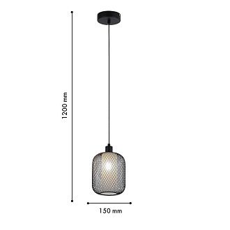 Подвес 15*20,5-120 см, 1*E14, 60W, F-Promo Tokri 4602-1P, золотой матовый