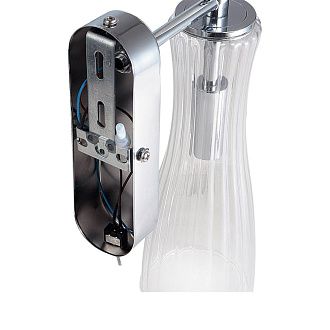 Бра *8,5*32-32 см, 1*E14*40W, Lumion Emily LUM8268/1W, хром; белый