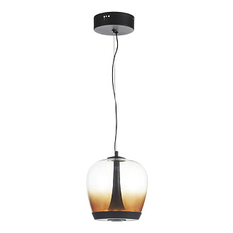 Подвесной светильник 20*200 см, LED, 17W,  3000К, ST-Luce Ripple SL6014.413.01 черный