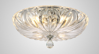 Светильник потолочный 40 см, Crystal Lux DENIS D400 CHROME Хром