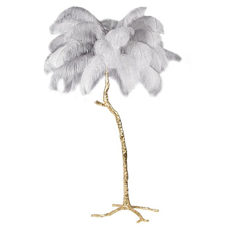 Торшер 160 см, Loft It Bijout 10067F/GD Grey, золото