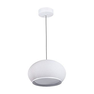 Подвесной светильник 39*65 см, 1*LED, 82W, 3000K Divinare Firefly 1808/33 SP-82, Белый