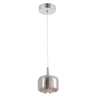Светильник 10 см, Crystal Lux BOX SP1 CHROME/SMOKE, хром