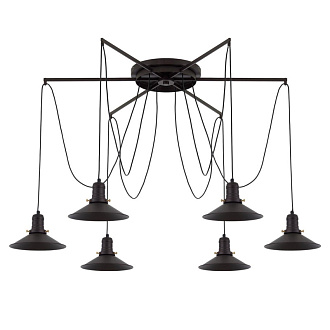 Подвесная люстра Citilux Эдисон CL451262, темный шоколад