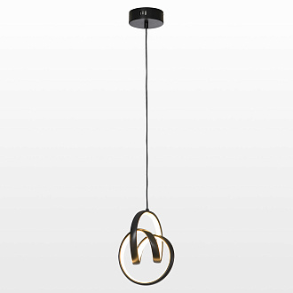 Подвесной светильник Lussole LSP-7007, 17*30 см, черный