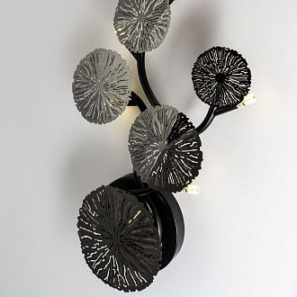 Настенный светильник 60*30 см, 5xG4 MODESTYLE MS.1502.05 BK черный