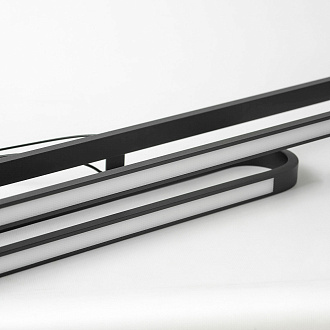 Линейно-подвесной светильник 120*6*35/150 см, 1*LED*28W Lussole Henry LSP-7304 черный