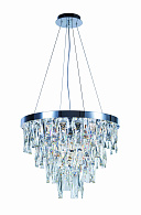 Люстра 500*370-1000, 8*E14, 40W NewRgy Cristallo 5729R/8A CHROME+CLEAR, Хром+Прозрачный