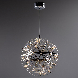 Подвесной светодиодный светильник Freya Amber FR5099PL-L21CH, 26W LED, 3000K, диаметр 40 см, хром