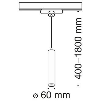 Трековый светильник Maytoni Track TR008-1-GU10-W белый, GU10, 50W