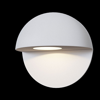 Уличный настенный светодиодный светильник Maytoni Mezzo O033WL-L3W3K, 3W LED, 3000K, белый