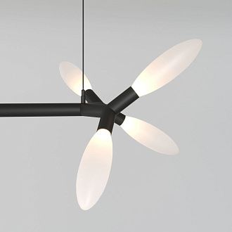 Светильник 120*78*32-52 см, 8*G9*20W, Eurosvet Covalent 30180, черный, a069156
