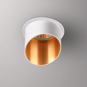 Встраиваемый светильник Novotech Butt 370436 белый, вр 6,3 см