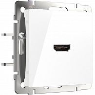 W1186001 Розетка HDMI, белый Werkel, 4690389155543