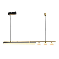 Подвесная люстра 120 см, 30W, 3000K, Citilux Helly CL211012, черный-бронза