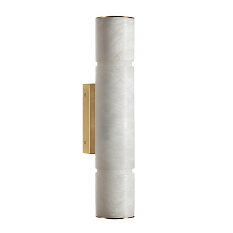 Бра 12*10,8*40,4 см, 1 LED*12W, 3000 К, Odeon Light Marbella, латунь 6674/12WL