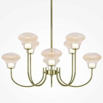 Подвесной светильник Maytoni MOD402PL-L30BS3K **50-80 см, *LED*30W, 3000K, Maytoni Dynasty MOD402PL-L30BS3K, Латунь