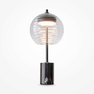 Настольный светильник  20 см, LED 8W, 3000К, Черный Maytoni Rueca P060TL-L12BK