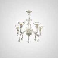 Подвесная люстра CAST 5 White 66*66*38 см, 5*E27*60W, ImperiumLoft CAST01, Белый