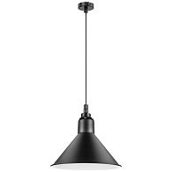 Подвесной светильник Lightstar Loft 765027, черный, диаметр 21см