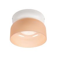 Потолочный светильник 17 см, 6W, 3000K, LOFT IT Totem 10466 Amber matte, белый-янтарный