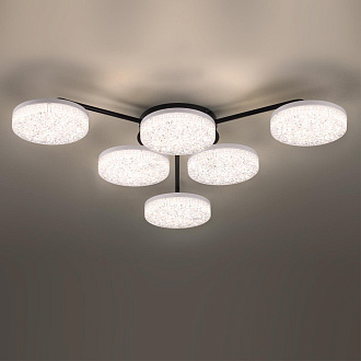 Люстра потолочная 60*67*9,5 см, 1 LED 85W 3000-4000-6000K Lumion Didana 8236/6CL черный