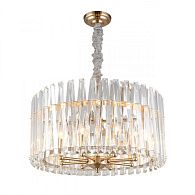 Подвесная люстра 60*32-115 см, 8*E14, 40W, Aployt Verene APL.808.13.08, золотой