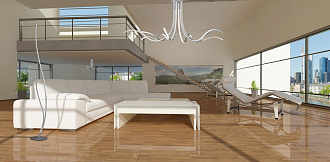 Подвесная светодиодная люстра Mantra Corinto 6105 хром, диаметр 90 см