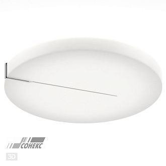 3086/EL SN Светильник пластик/хром LED 72Вт 3000-6000К D485 IP43 пульт ДУ PIN