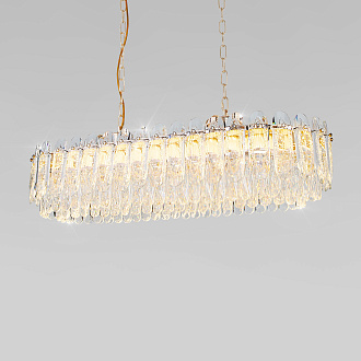 Подвесной светильник с хрусталем 90*36* см, *LED, 43W, 3000;4000;6000 Bogate's Chaleur 423/1, золото