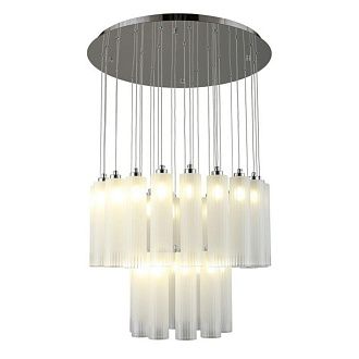 Подвесная люстра 60*60-110 см, 30*G9, 3W, Aployt Francesca APL.859.06.30, хром