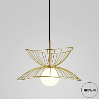 Светильник подвесной ElegantLight DZN-5041 БЕЛЫЙ D400*210/H1200/1/  VIAL  23-09