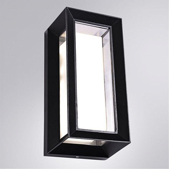 Уличный настенный светильник 30 см, 30W, 4000K, Arte Lamp Ulysses A8130AL-1BK, черный