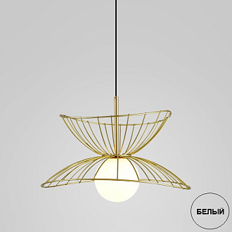 Светильник подвесной ElegantLight DZN-5041 БЕЛЫЙ D400*210/H1200/1/  VIAL  23-09