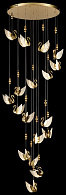 Светильник подвесной Wertmark Letizia WE466.18.306, 100*100 см, золото