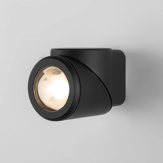 Уличный настенный светодиодный светильник GIRA U LED IP54 35127/U черный Elektrostandard