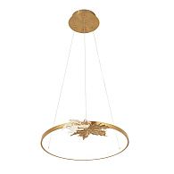 Люстра 50*50*120 см, 1*LED*24W, 3000K Gerhort G61430/1P AB+WT+CL, Античная бронза;Прозрачный
