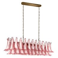 Подвесная люстра 120 см, Loft IT Lilou 10600/1200R Pink, бронза