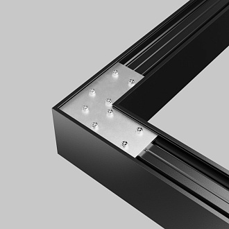 Соединитель для шинопровода 8*8*0,3 см, Maytoni Technical Accessories for tracks Gravity TRA010CL-21 серый