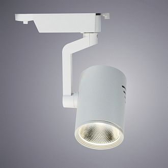 Трековый светильник Arte Lamp A2320PL-1WH, белый, 21x10x7см, LED, 20W, 4000K,1600Lm