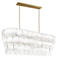 Подвесная люстра 120 см, Loft IT Gradient 10482/1200R White, бронза