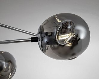 Светильник 91*91*41 см, Е 27 6x40W, Чёрный, Хром MODEMODERN MD.2695.6