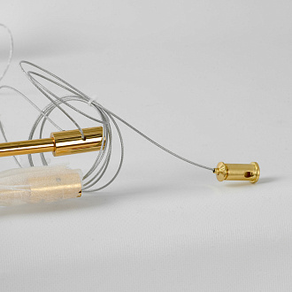 Линейно-подвесной светильник 150*40*60/175 см, 10*LED*4W Lussole Cayuga LSP-7178 блестящее золото