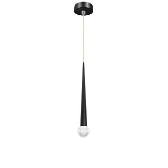 Подвес с декоративной насадкой (шар) 4W 282LM 24G 3CCT 3000/4000/6000K Punto mini Lightstar 807007-2 Черный
