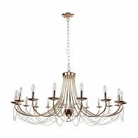 Подвесная люстра F-Promo Plini 2591-18P, D1400*H700/2700, золото